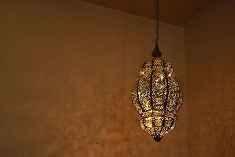 Photo Rattan ceramic combination chandelier
